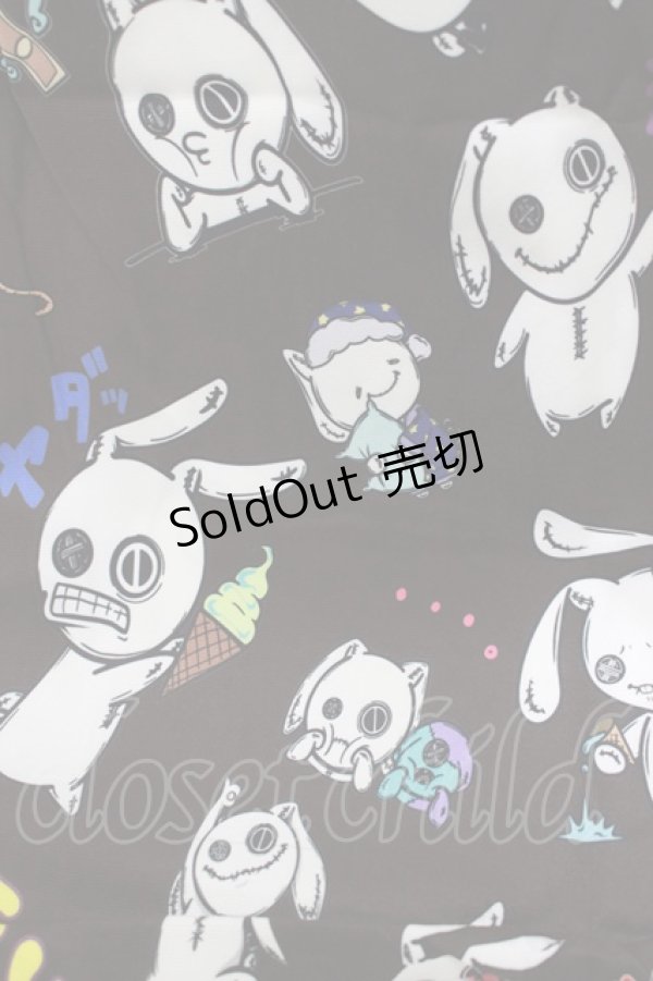 画像2: NieR Clothing / NieRオリジナル総柄枕カバー【STAMP NieR II】 43cm×63cm  H-25-09-20-047-PU-ZA-KB-ZH (2)