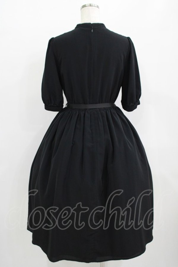 画像3: Melody BasKet / ラウンドヨークワンピース M ブラック H-25-09-20-005-LO-OP-KB-ZH (3)