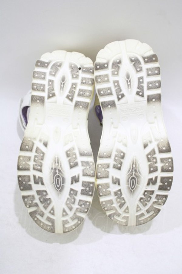 画像4: YOSUKE / 厚底サンダル 23.5 白 H-25-09-20-073-PU-SH-KB-ZT-K003 (4)