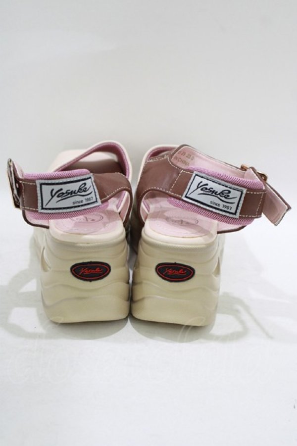 画像3: YOSUKE / 厚底サンダル 23.0 ピンク H-25-09-20-074-PU-SH-KB-ZT-K003 (3)