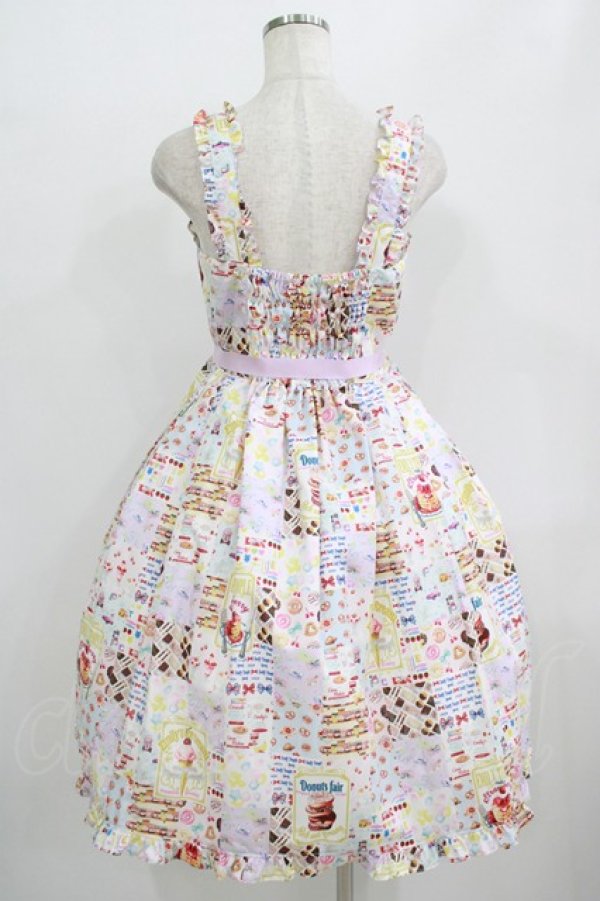 画像3: Emily Temple cute / Anniversary Patchworkキャミソールワンピース  pop(ピンクベース) H-25-09-20-007-ET-OP-KB-ZH (3)