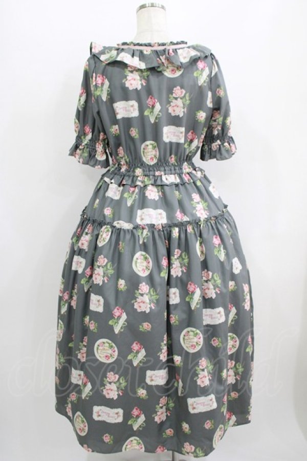 画像3: Melody BasKet / Precious Roseフリルカラーワンピース TallM グレー H-25-09-20-001-LO-OP-KB-ZH (3)