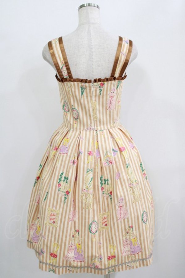 画像3: Emily Temple cute / LuLuルームノースリーブワンピース  チャ H-25-09-20-009-ET-OP-KB-ZH (3)