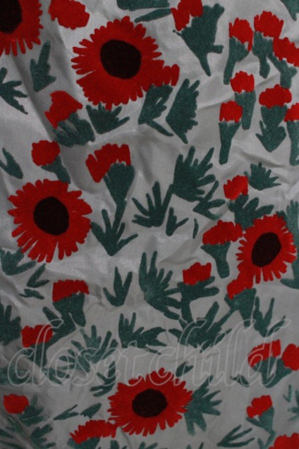 画像4: Jane Marple Dans Le Salon / Winter daisy strap dress  グレー H-25-09-20-011-JM-OP-KB-ZH (4)