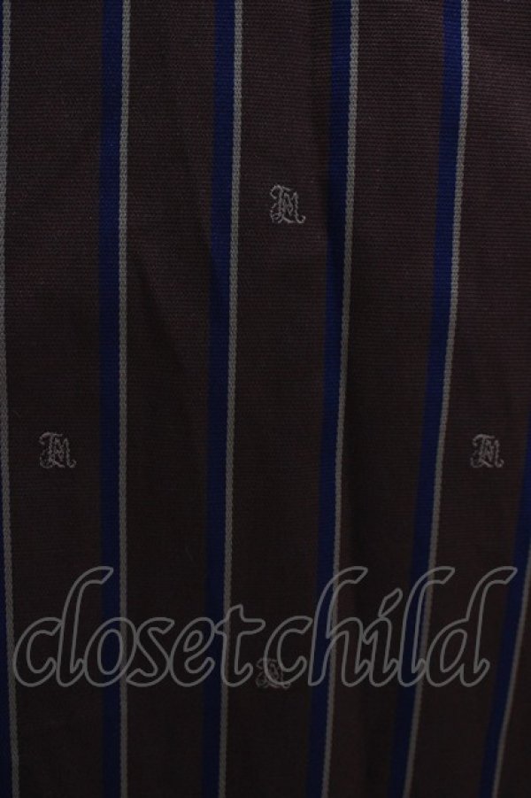 画像4: Jane Marple / Regimental stripeのコレットドレス  ブラウン H-25-09-20-012-JM-OP-KB-ZH (4)
