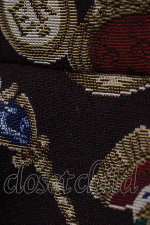 画像6: Jane Marple / ロイヤルコレクションゴブランのキャミワンピース  エンジ H-25-09-20-013-JM-OP-KB-ZH (6)