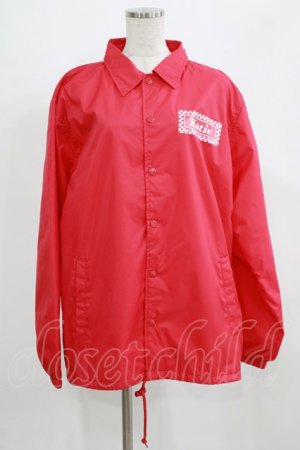 画像: Katie / SOUVENIR BEAR coach jacket L レッド H-25-09-20-018-LO-JA-KB-ZH