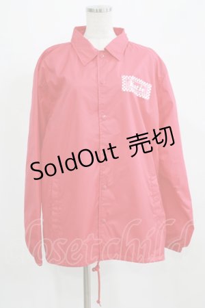 画像: Katie / SOUVENIR BEAR coach jacket L レッド H-25-09-20-018-LO-JA-KB-ZH