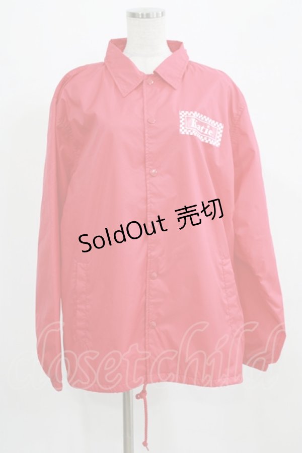 画像1: Katie / SOUVENIR BEAR coach jacket L レッド H-25-09-20-018-LO-JA-KB-ZH (1)