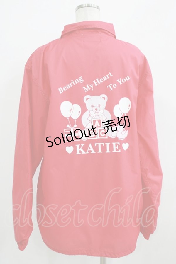 画像3: Katie / SOUVENIR BEAR coach jacket L レッド H-25-09-20-018-LO-JA-KB-ZH (3)