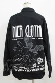 画像3: NieR Clothing / バックプリント裏起毛ジャケット F 黒 H-25-09-20-019-PU-JA-KB-ZH (3)