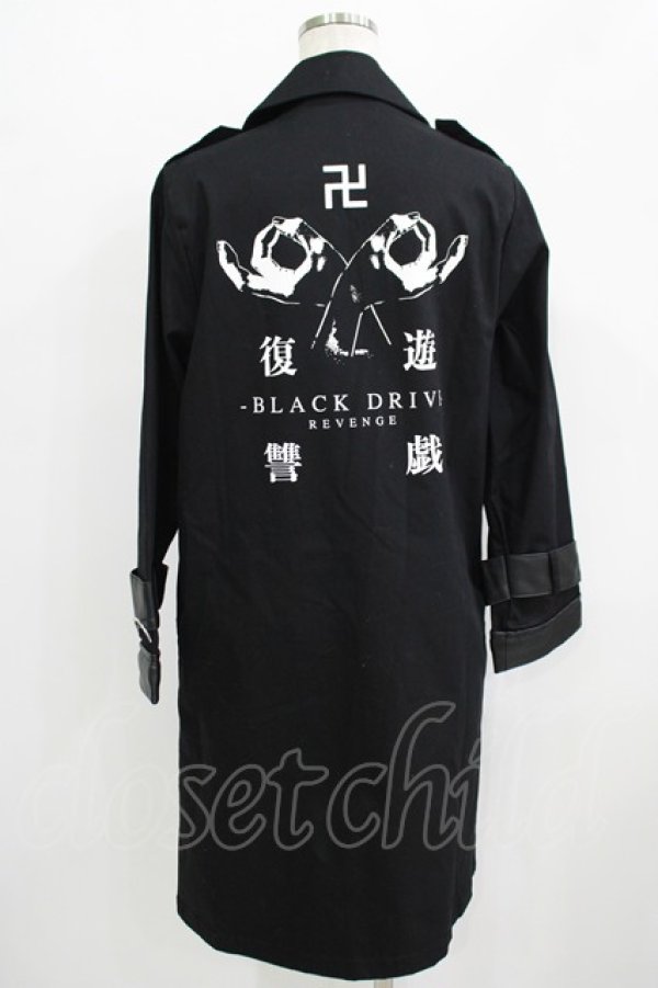 画像3: SEX POT ReVeNGe / 合皮切替ロングジャケット M 黒 H-25-09-20-021-SP-JA-KB-ZH (3)