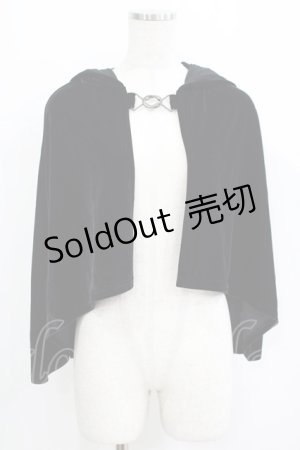 画像: KILL STAR / CAYLLEY CLOAKケープ S ブラック H-25-09-20-024-SL-TO-KB-ZH