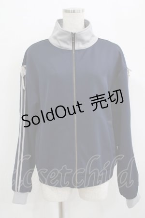 画像: Fi.n.t / リボンライントラックジャケット Free NAVY H-25-09-21-024-CA-JA-NS-ZH