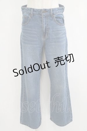 画像: Fi.n.t / ローウエストバギーデニムパンツ 1 BLUE H-25-09-21-028-CA-PA-NS-ZH