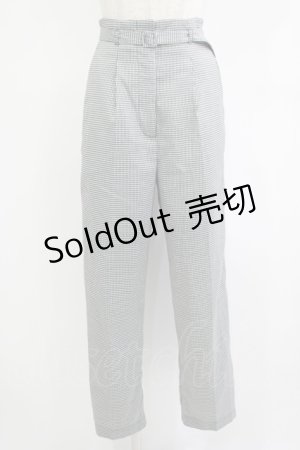 画像: F&A / センタープレスタックパンツ Free BLACK×WH H-25-09-21-029-LO-PA-NS-ZH