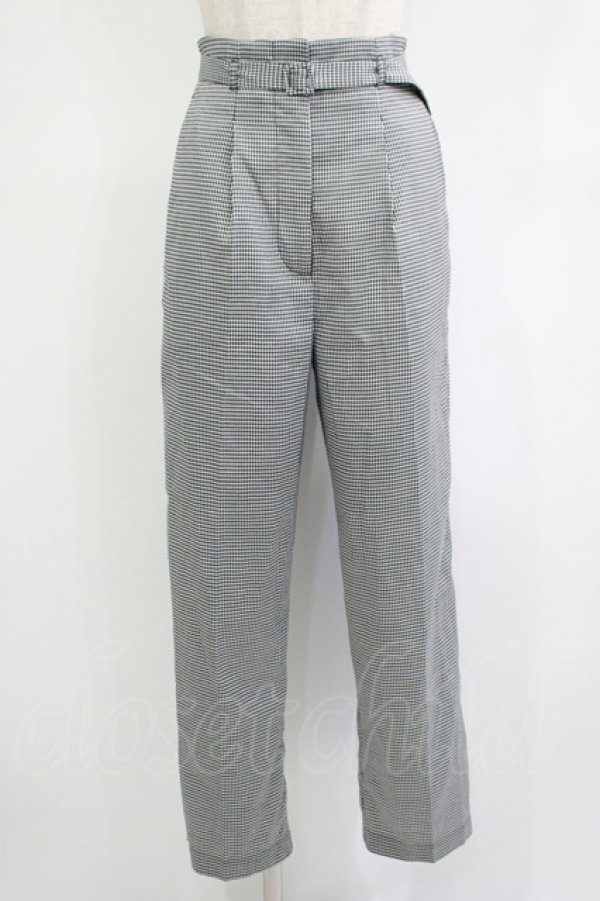 画像1: F&A / センタープレスタックパンツ Free BLACK×WH H-25-09-21-029-LO-PA-NS-ZH (1)