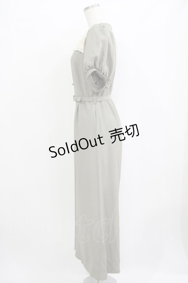 画像2: an another angelus / クレリックレースヨークオールインワン 1 L/GREEN H-25-09-21-030-CA-OP-NS-ZH (2)