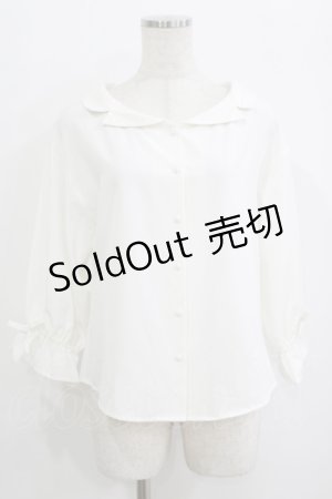画像: F&A / オフショル開衿シャツ Free OFFWHITE H-25-09-21-050-LO-BL-NS-ZH