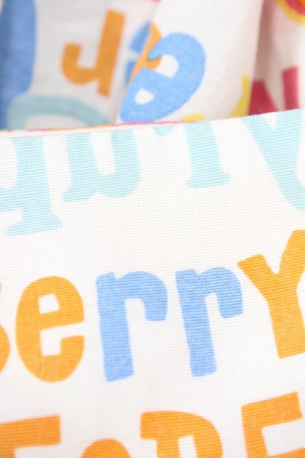 画像4: Jane Marple / ブリティッシュロゴサイドリボンスカート M ブルー×オレンジ H-25-09-21-1036-JM-SK-KB-ZH (4)