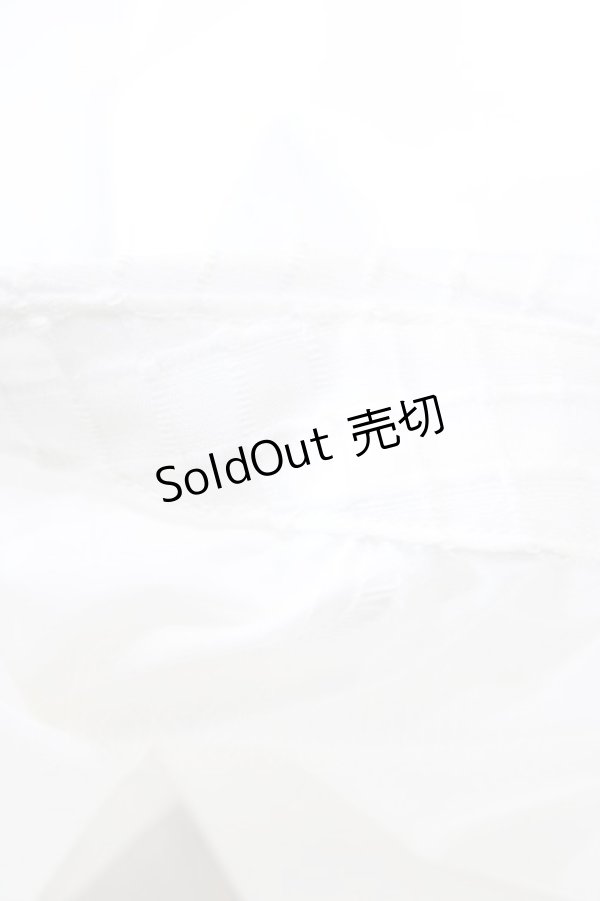 画像3: merry jenny / シアーギンガムシャツ  オフホワイト H-26-01-09-030-LO-BL-KB-ZH (3)