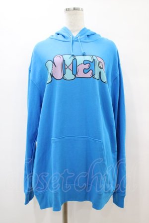 画像: NieR Clothing / プリントプルパーカー 2XL 青 H-25-09-21-1052-PU-TO-KB-ZH