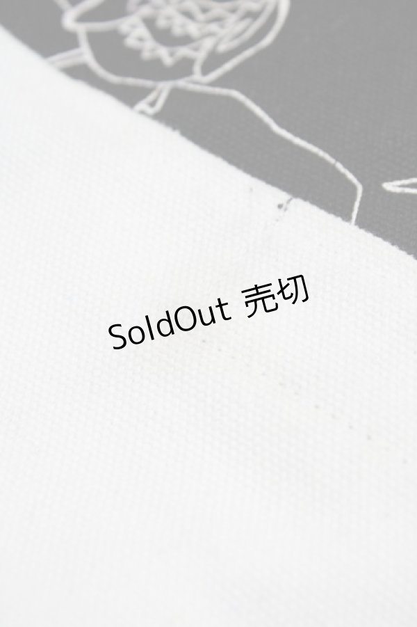 画像4: 西麻布サーカス団 / プリント切替BAG  黒×白 H-25-09-21-1009-HN-BG-KB-ZH (4)