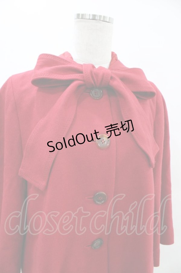 画像4: Jane Marple / シャペロンルージュのフードケープジャケット  レッド H-25-09-21-1016-JM-JA-KB-ZH (4)