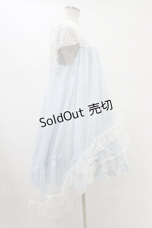 画像3: MR corset / クロシェット風エンジェルウィングワンピース  ブルー H-25-09-21-1018-PU-OP-KB-ZH (3)