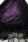 画像5: MR corset / レースフリル蝶プリントワンピース  黒×紫 H-25-09-21-1020-PU-OP-KB-ZH (5)