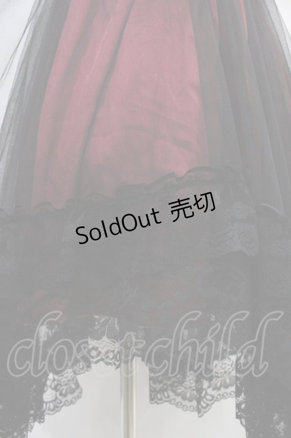 画像5: MR corset / レースアップホルタードレス  黒×赤 H-25-09-21-1022-PU-OP-KB-ZH (5)