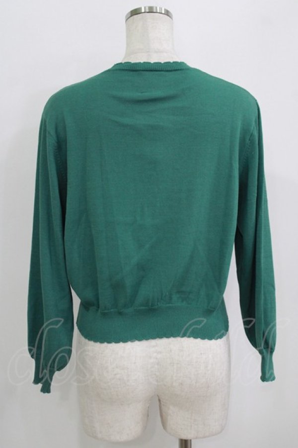 画像3: F&A / マーガレット釦UVカットニットカーディガン Free GREEN H-25-09-21-057-LO-TO-NS-ZH (3)