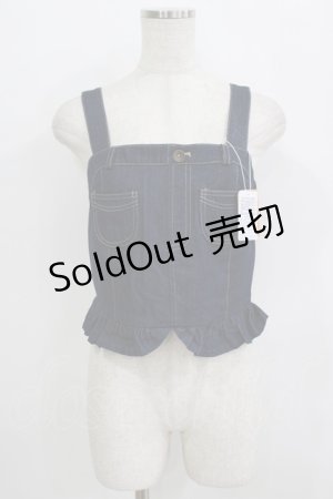 画像: Fi.n.t / リメイク風デニムビスチェ Free INDIGO H-25-09-21-065-CA-TO-NS-ZH