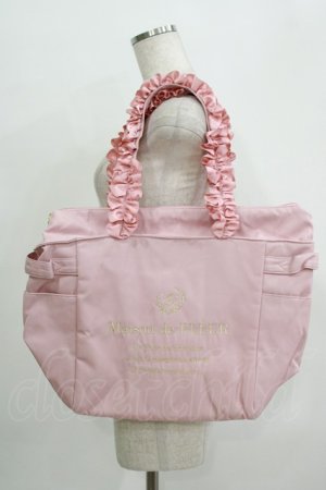 画像: Maison de FLEUR / ゴルフ用ロッカーバッグ  ピンク H-25-09-21-066-LO-BG-NS-ZH