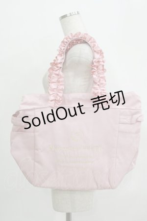 画像: Maison de FLEUR / ゴルフ用ロッカーバッグ  ピンク H-25-09-21-066-LO-BG-NS-ZH