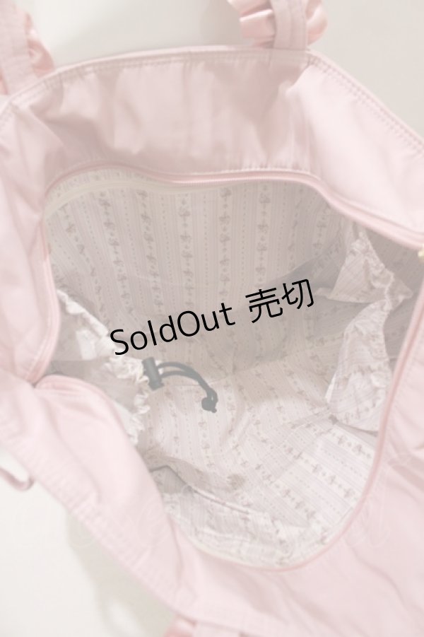 画像3: Maison de FLEUR / ゴルフ用ロッカーバッグ  ピンク H-25-09-21-066-LO-BG-NS-ZH (3)