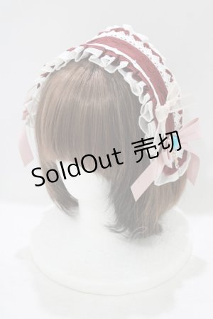 画像: Hoshibako Works / 東方Project ×HoshibakoWorks アリス・マーガトロイド ヘッドドレス  ボルドー H-25-09-21-073-LO-AC-NS-ZH