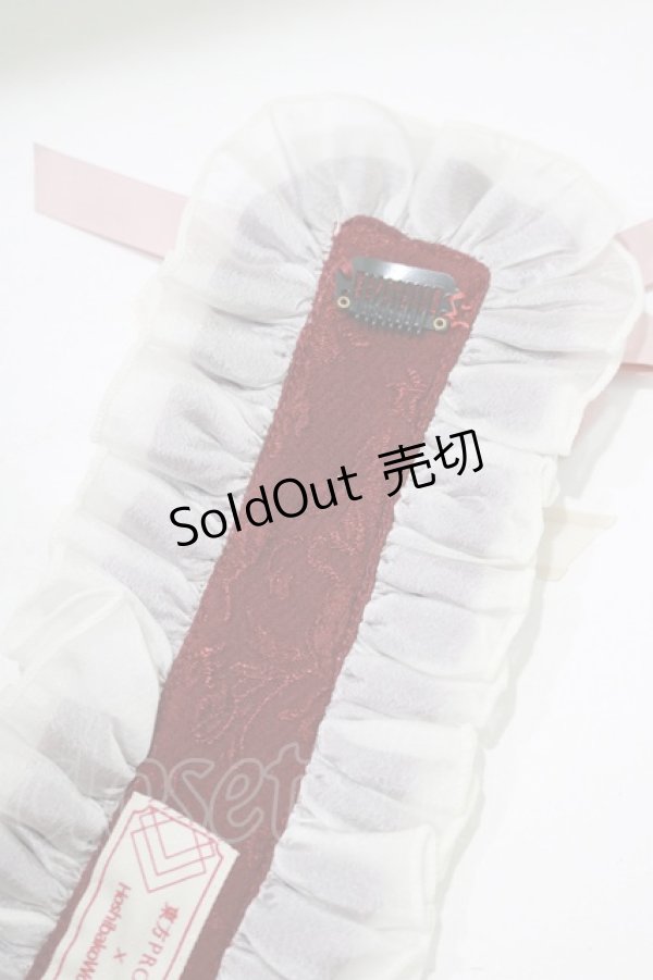 画像3: Hoshibako Works / 東方Project ×HoshibakoWorks アリス・マーガトロイド ヘッドドレス  ボルドー H-25-09-21-073-LO-AC-NS-ZH (3)