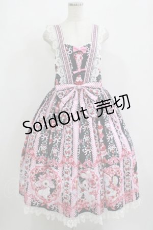 画像: Royal Princess Alice / Strawberry Sweets・飴ノ森ふみかコラボジャンパースカート Free ブラック H-25-09-21-008-LO-OP-NS-ZH