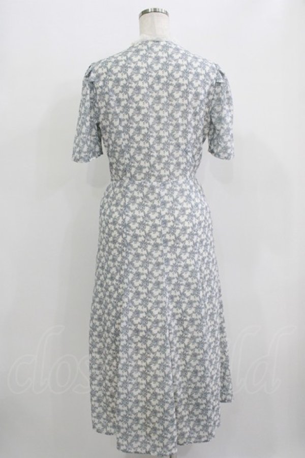 画像3: an another angelus / ヨークデザインフレンチローズ柄ワンピース Free OFF×BL H-25-09-21-021-CA-OP-NS-ZH (3)