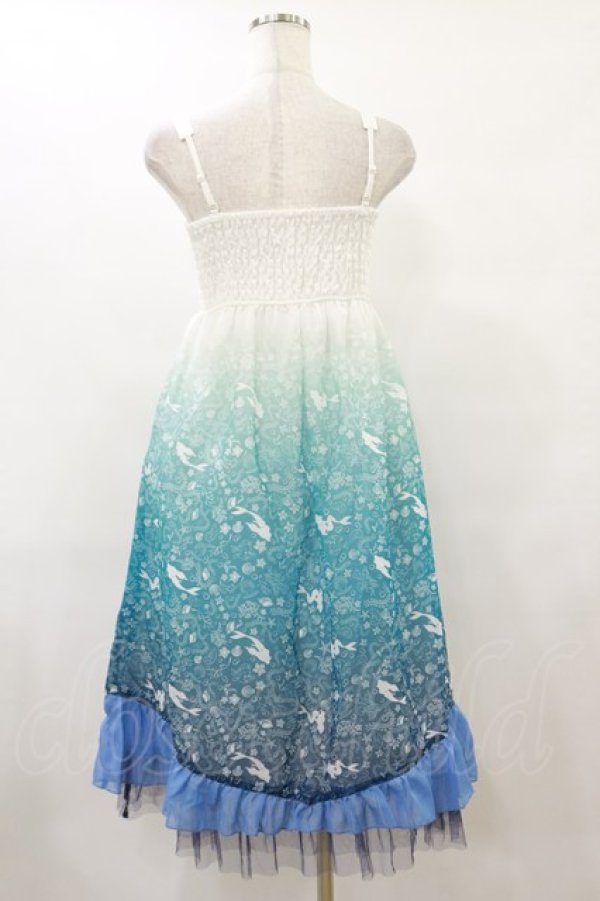 画像2: axes femme / グラデーション2wayスカート M オフ/ブルー H-25-09-22-052-AX-SK-NS-ZH (2)