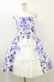 画像1: BABY,THE STARS SHINE BRIGHT / シュガーブーケ〜永遠の乙女の憧れ〜柄ジャンパースカートIII Free ラベンダー H-25-09-22-056-BA-OP-NS-ZH (1)