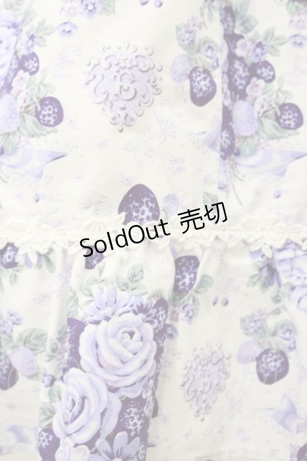 画像4: BABY,THE STARS SHINE BRIGHT / シュガーブーケ〜永遠の乙女の憧れ〜柄ジャンパースカートIII Free ラベンダー H-25-09-22-056-BA-OP-NS-ZH (4)