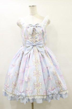 画像: Angelic Pretty / Jewelry Ribbon Princessジャンパースカート Free サックス H-25-09-22-059-AP-OP-NS-ZH