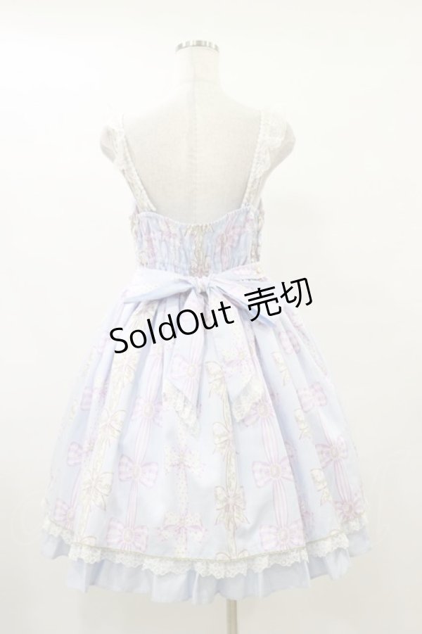 画像2: Angelic Pretty / Jewelry Ribbon Princessジャンパースカート Free サックス H-25-09-22-059-AP-OP-NS-ZH (2)