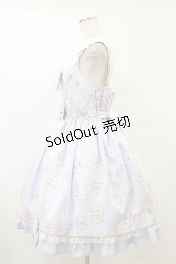 画像3: Angelic Pretty / Jewelry Ribbon Princessジャンパースカート Free サックス H-25-09-22-059-AP-OP-NS-ZH (3)