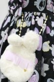 画像4: Angelic Pretty / Fluffy Puff Bunnyジャンパースカート Free ブラック H-25-09-22-060-AP-OP-NS-ZH (4)