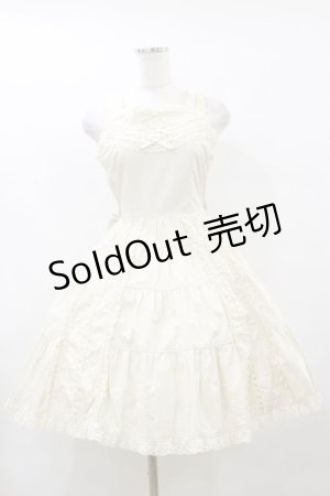 画像: Innocent World / お花畑ジャンパースカート Free 生成り H-25-09-22-064-IW-OP-NS-ZH