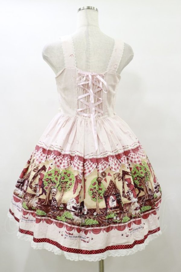 Polka Dotsジャンパースカート ピンク ドット Usakumya Dot Ribbon JSK by Baby, the Stars Shine Bright