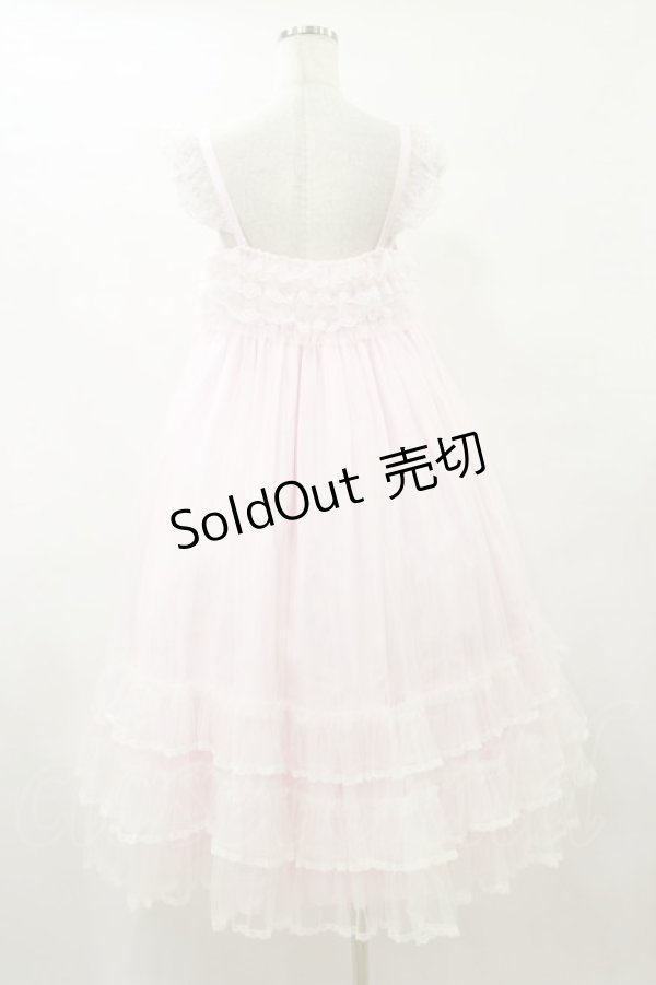 画像2: Angelic Pretty / Brilliant Tulleジャンパースカート Free ピンク H-25-09-22-070-AP-OP-NS-ZH (2)